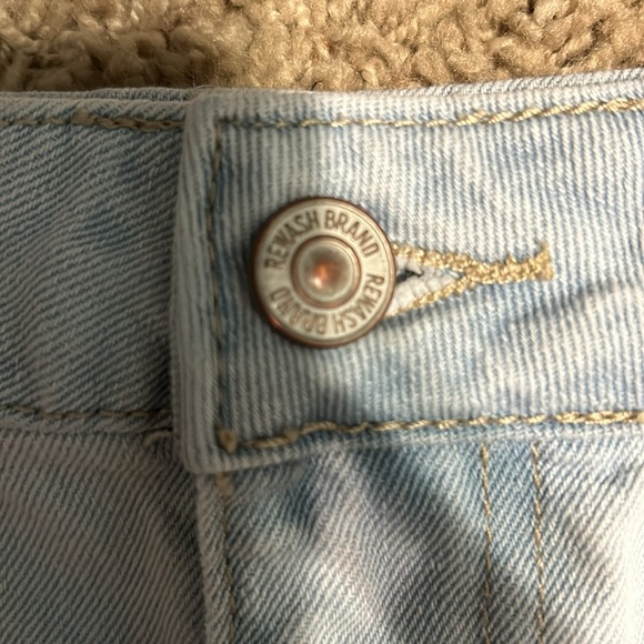 Rewash Brand Ripped Jean Shorts - Picture 3 of 8
